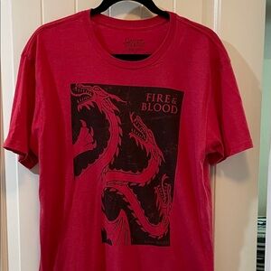 Game of Thrones Red Graphic T-Shirt